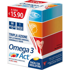 F&f - Omega 3 act 540mg 60 perle mini