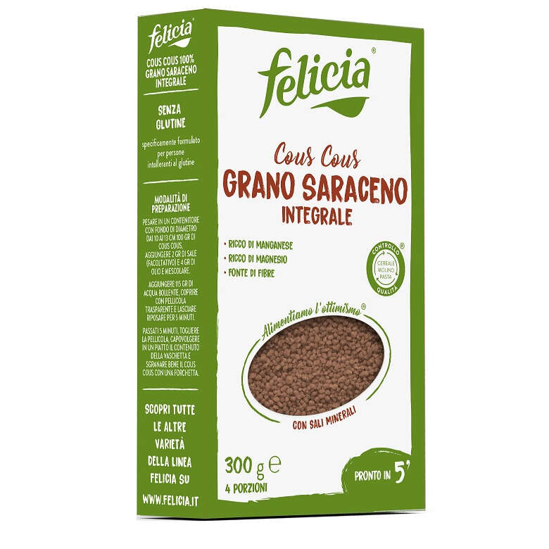 Felicia - Cous cous grano saraceno integrale 300 g