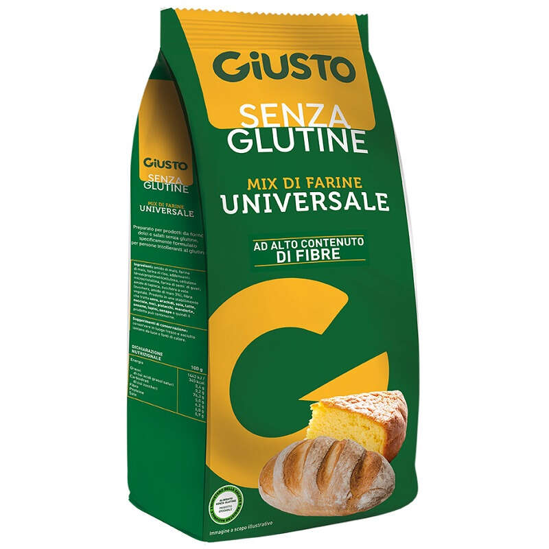 Giusto - Senza glutine mix di farine universale 500 g
