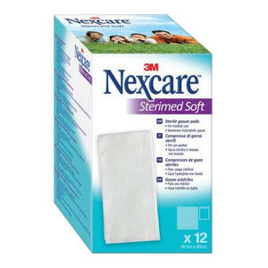 Sterimed - Garza compressa sterile nexcare  soft 18x40 cm mul tilingual 12 pezzi