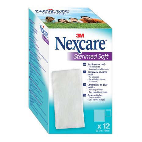 Sterimed - Garza compressa sterile nexcare  soft 18x40 cm mul tilingual 12 pezzi