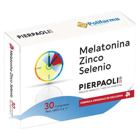 Pierpaoli - Melatonina zinco selenio 30 compresse