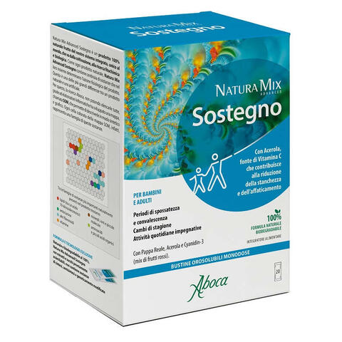 Aboca - Natura mix advanced sostegno orosolubile 20 bustine