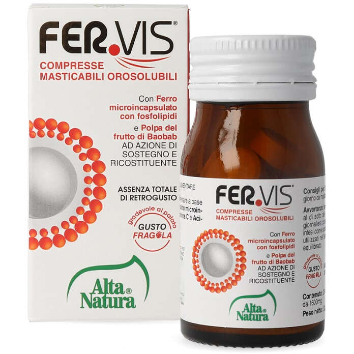 Alta natura - Fervis 20 compresse masticabili orosolubili