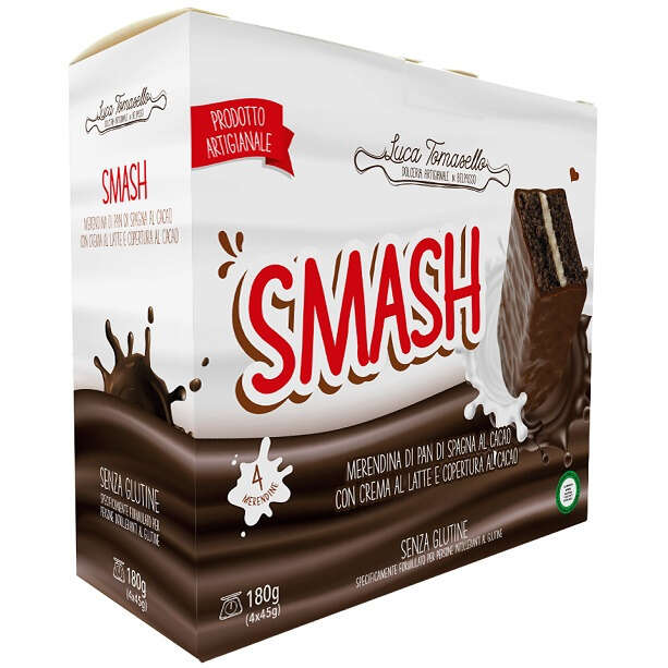 Smash - Merendina pan di spagna copertura 180 g
