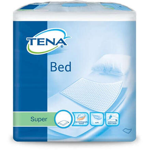 Tena - Traversa per incontinenza non rimboccabile  bed super 60x90cm 35 pezzi