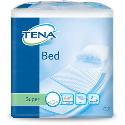 Tena - Traversa per incontinenza non rimboccabile  bed super 60x90cm 35 pezzi