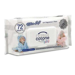 Dermacotone - Salviettine con crema cambio pannolino 216 pezzi