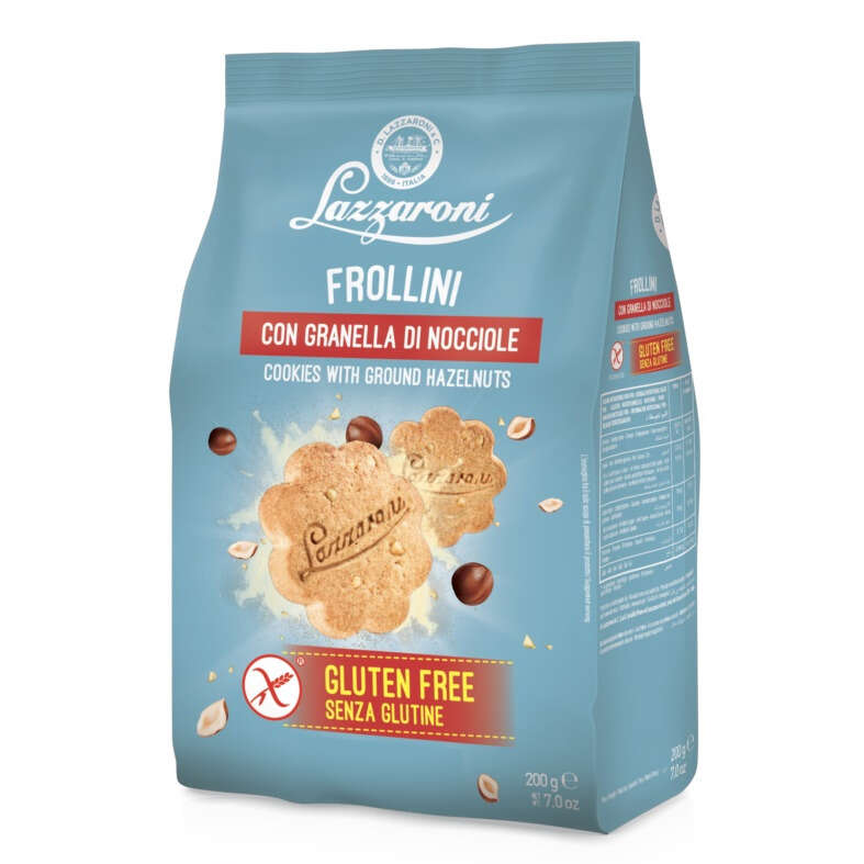 Lazzaroni - Frollini granella nocciola 200g