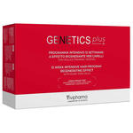 Vivipharma - Genetics plus programma intensivo 12 settimane a effetto rigenerante per capelli con cellule staminali vegetali 14 fiale 5 ml + 1 spray 100 ml