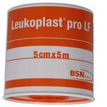 Leukoplast - Cerotto chirurgico per fissaggio medicazioni  pro lf supporto viscosa massa adesiva resina sintetica lanolina ossido di zinco con lattice naturale 5x500cm
