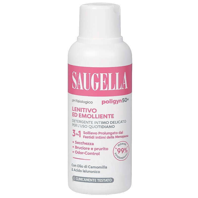 Saugella - Poligyn 50+ detergente intimo lenitivo ed emolliente 250 ml