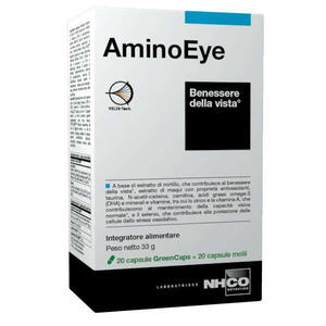 Chiesi farmaceutici - Nhco aminoeye 20 capsule green caps + 20 capsule molli