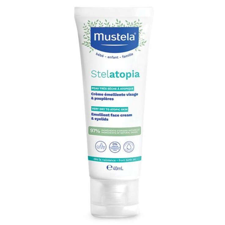 Mustela - Stelatopia crema emolliente viso 40 ml