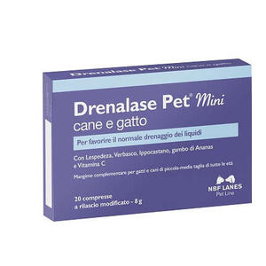 N.b.f. lanes - Drenalase pet mini cane gatto 20 compresse