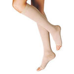 Gambaletto terapeutico  a compressione decrescente kkl2 punta aperta beige unisex 4 1 paio