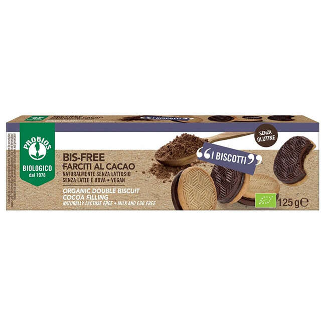 Probios - Bis free farciti al cacao 125 g