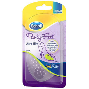 Scholl's - Plantare con cuscinetto party feet gel activ ultra slim 1 paio