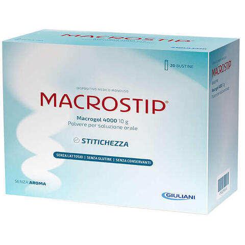 Giuliani - Macrostip 20 bustine 10 g senza glutine senza lattosio