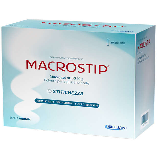 Giuliani - Macrostip 20 bustine 10 g senza glutine senza lattosio
