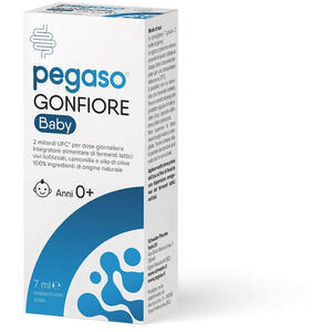 Pegaso - Gonfiore baby 1 flaconcino 7 ml senza zucchero senza glutine naturalmente privo di lattosio