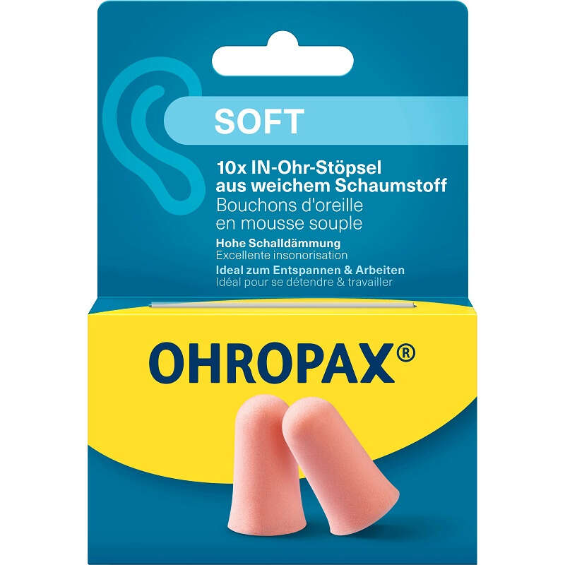 Ohropax - Soft tappi auricolari 10 pezzi