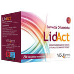 Lidact salviette oftalmiche perioculari monouso 20 pezzi