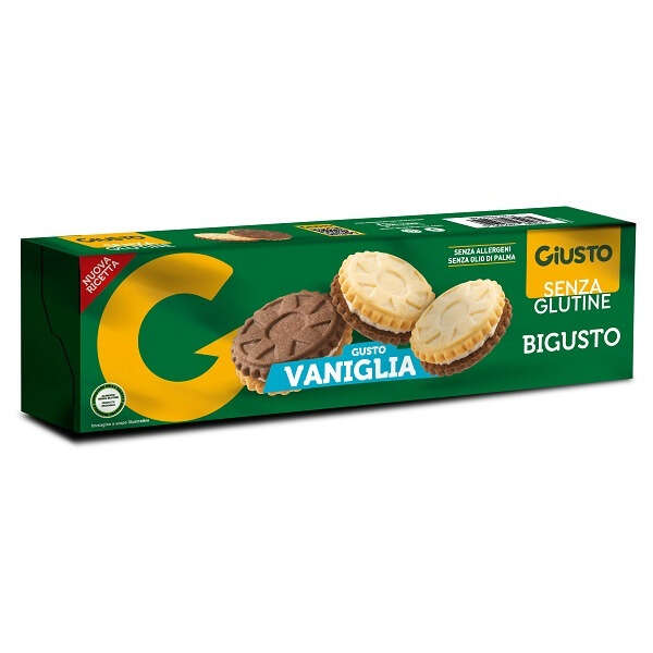 Giusto - Senza glutine bigusto vaniglia 120 g