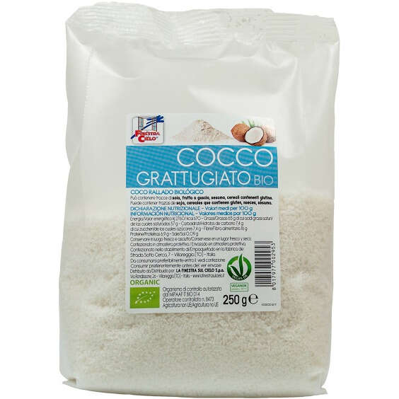 La finestra sul cielo - Cocco grattugiato bio 250 g