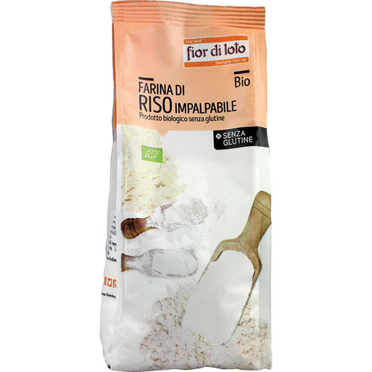 Fior di loto - Farina riso impalpabile senza glutine bio 375 g