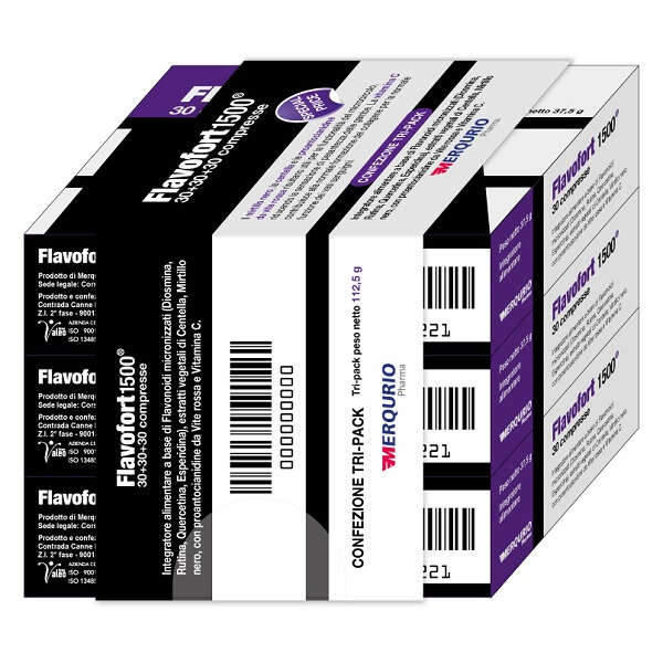Flavofort 1500 - 30 compresse 1,25 g 3 pezzi