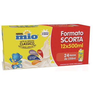 Nestle' - Mio latte crescita classico 12 pezzi da 500 ml