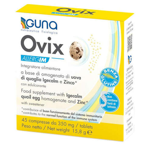 Guna - Ovix allergim 45 compresse da 350 mg