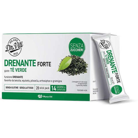 FortetÈ verde - Dr viti drenante forte te verde 28 stick pack senza zuccheri