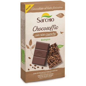 Con riso crunchy - Chocosoffio barretta cioccolato latte finissimo e riso croccante 3 pezzi da 25 g