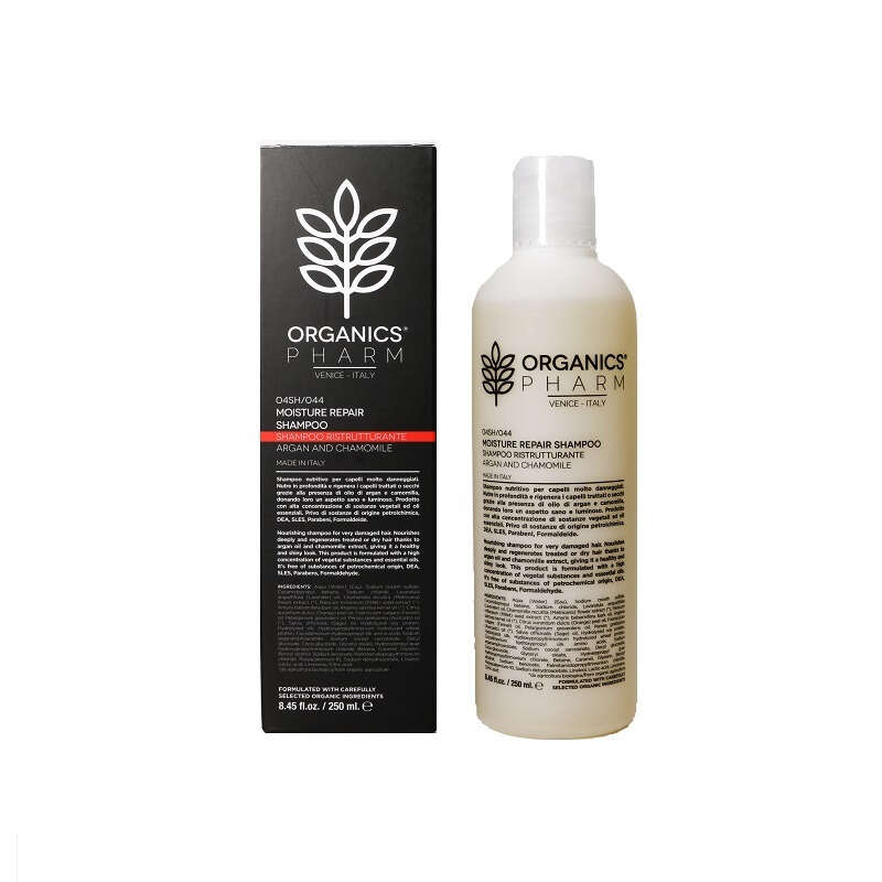 Moisture repair shampoo - Organics pharm  argan oil and chamomille 250 ml