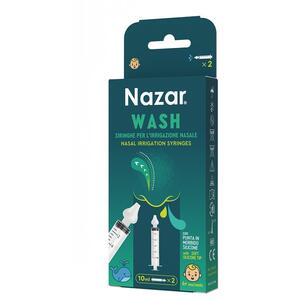 Nazar washsiringa irrigazione nasale - Nazar wash siringa irrigazione nasale 2 pezzi