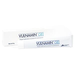Vulnamin - Medicazione interattiva in gel a base di aminoacidicostitutivi del collagene e sodio jaluronato tubo 50 g