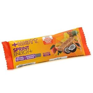 + WATT SRL - SPRINT ENERGY BARRETTA MANDORLE E FRUTTI TROPICALI 35 G