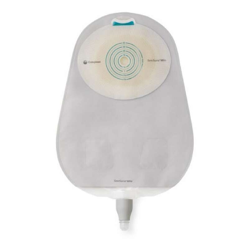 Coloplast - Sacca urostomia sensura mio sistema a un pezzo con apertura ispezionabile maxi trasparente 10-45 30 pezzi