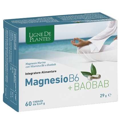 Ligne de plantes - Magnesio b6 + baobab 60 capsule