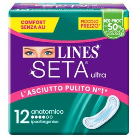 LINES - SETA ULTRA ASSORBENTI ANATOMICO 