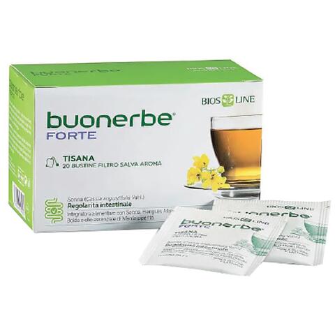 Buonerbe - Forte tisana 20 bustine da 2 g senza glutine senza lattosio