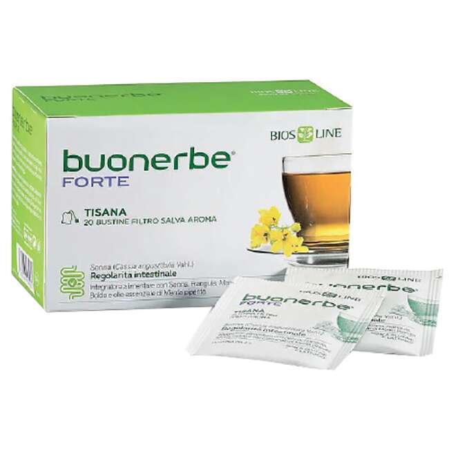 Buonerbe - Forte tisana 20 bustine da 2 g senza glutine senza lattosio