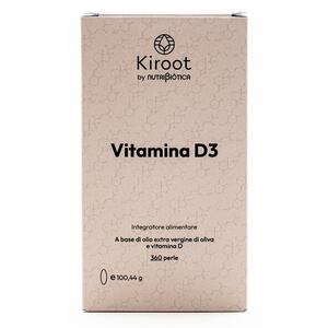 Kiroot vitamina d3 - Kiroot by nutribiotica vitamina d3 360 perle senza glutine senza lattosio