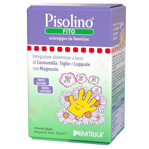 Pisolino - Fito 16 bustine liquide stick pack da 10ml senza glutine senza lattosio