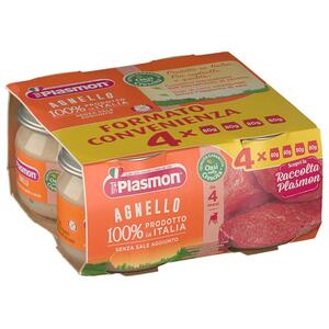 Plasmon - OMOGENEIZZATO AGNELLO 4 X 80 G