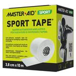 Nastro autoadesivo anelastico per fasciature di sostegno e taping master-aid sport 3,8x10