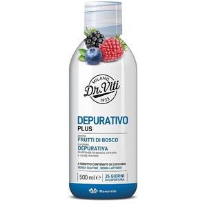 Plusfrutti di bosco - Dr viti depurativo plus frutti di bosco 500 ml senza zuccheri