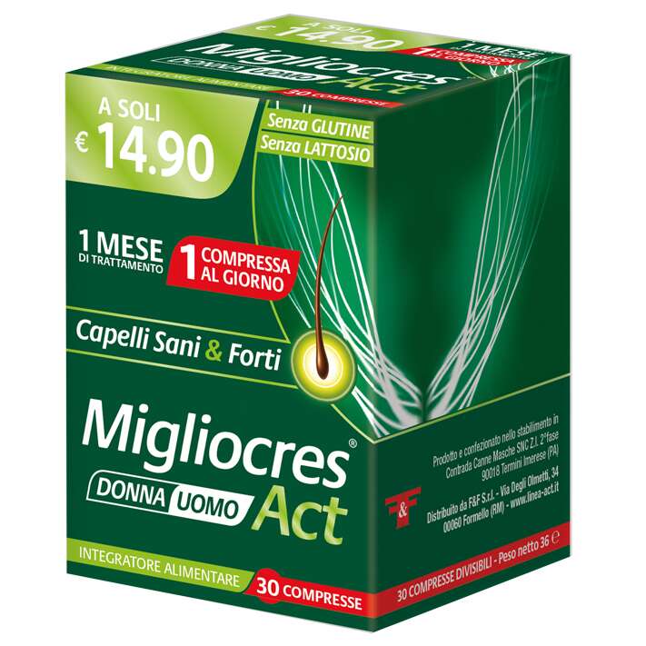 Migliocres act - 30 compresse divisibili